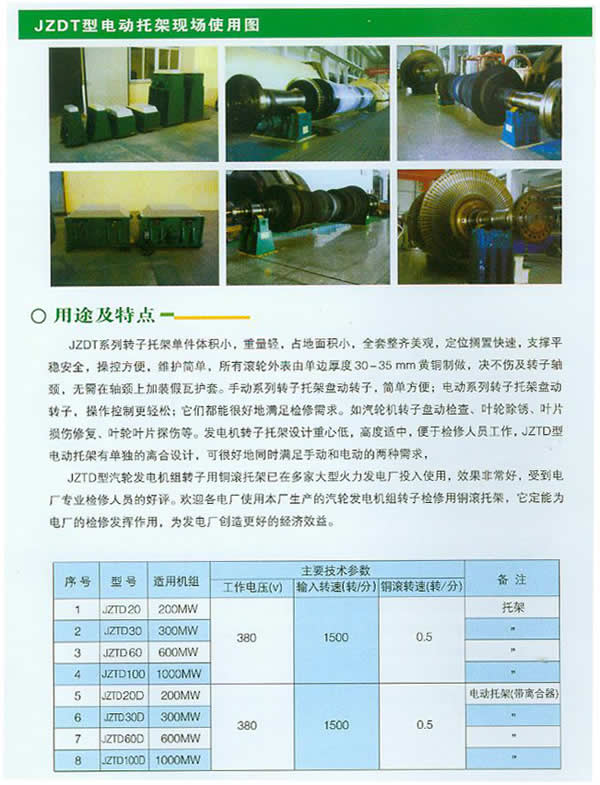 JZDT型電動托架現(xiàn)場使用圖